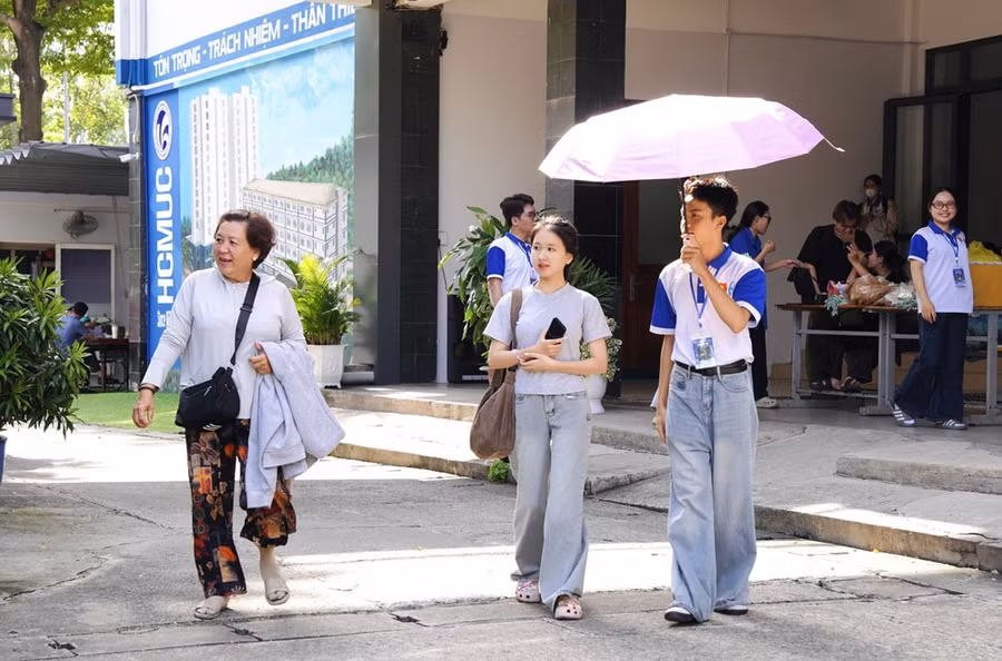 Thí sinh dự kỳ thi năng khiếu nghệ thuật năm 2026 của Trường Đại học Văn hóa TPHCM.