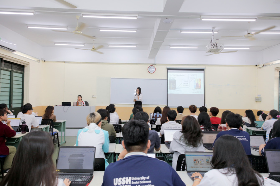 Ein Kurs an der Universität für Sozial- und Geisteswissenschaften (Vietnam National University, Ho-Chi-Minh-Stadt). Foto: HCMUSSH ln242967.jpg