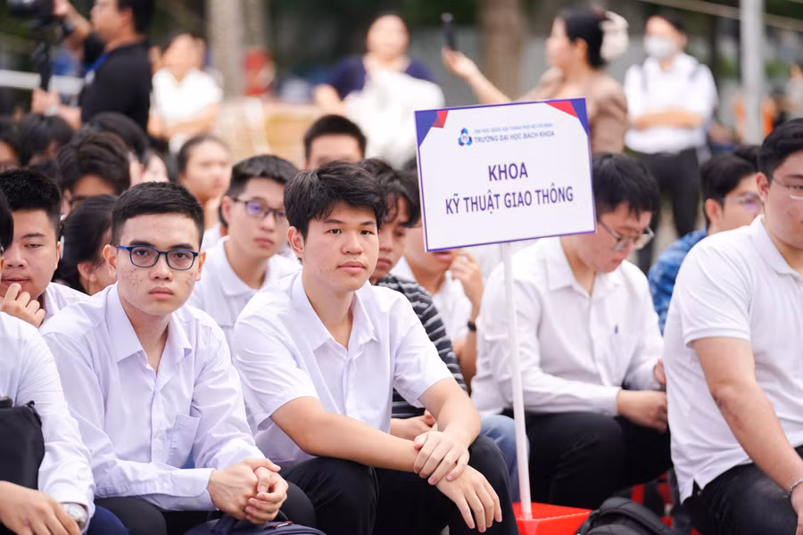 Sinh viên Trường Đại học Bách khoa (Đại học Quốc gia TPHCM).
