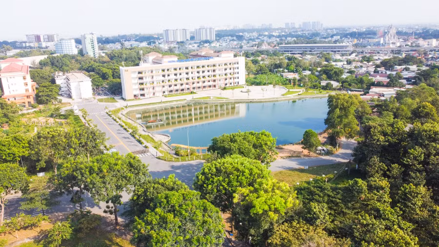 Một góc khu đô thị Đại học Quốc gia TPHCM.