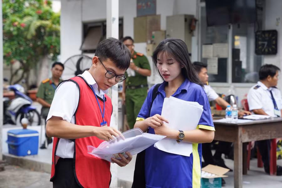 Thí sinh dự thi đánh giá năng lực do Đại học Quốc gia TPHCM tổ chức năm 2025.