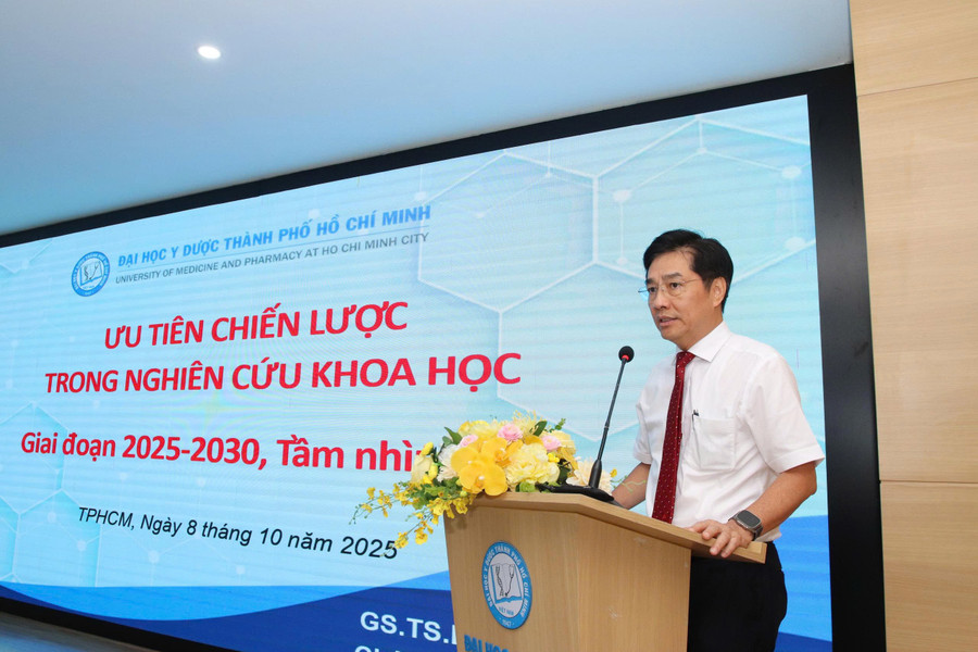 GS.TS.BS Trần Diệp Tuấn, Chủ tịch Hội đồng trường ĐH Y Dược TPHCM.