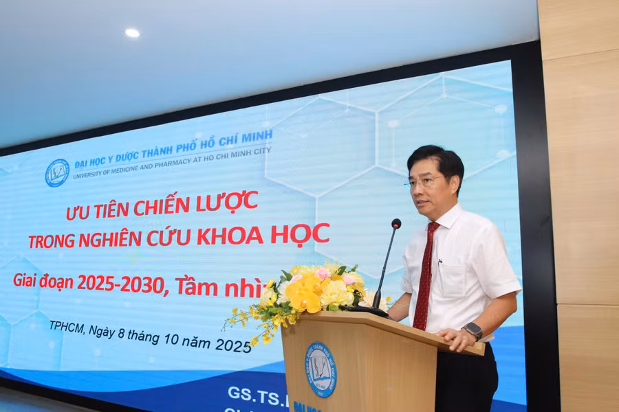 GS.TS.BS Trần Diệp Tuấn, Chủ tịch Hội đồng trường ĐH Y Dược TPHCM.