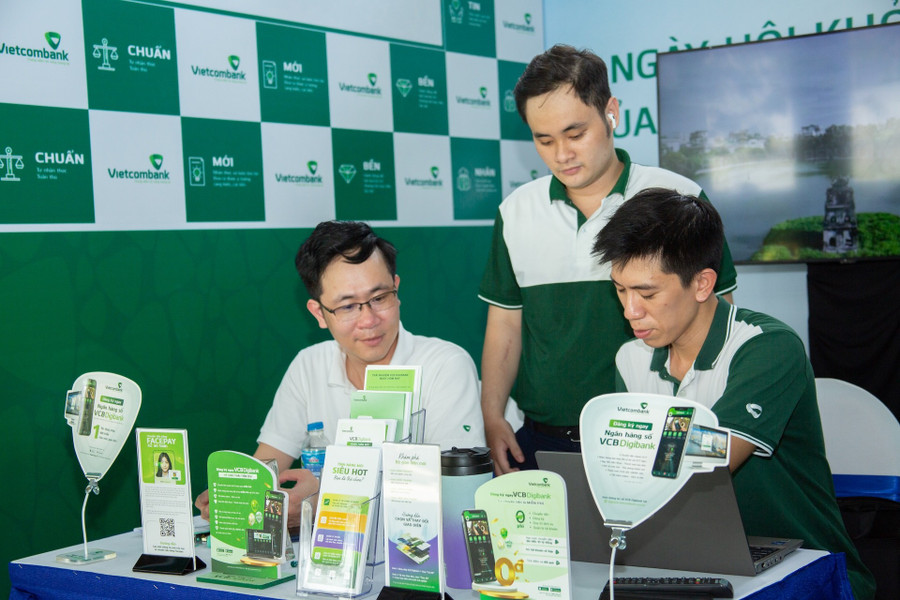 Một gian hàng được trưng bày tại Ngày hội Khởi nghiệp Quốc gia của học sinh, sinh viên lần thứ VII.