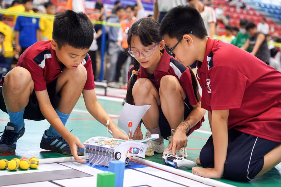 Vòng Chung kết cuộc thi Robocon ORC toàn quốc 2025 chính thức diễn ra vào ngày 26-27/7/2025. Ảnh: HCMUT