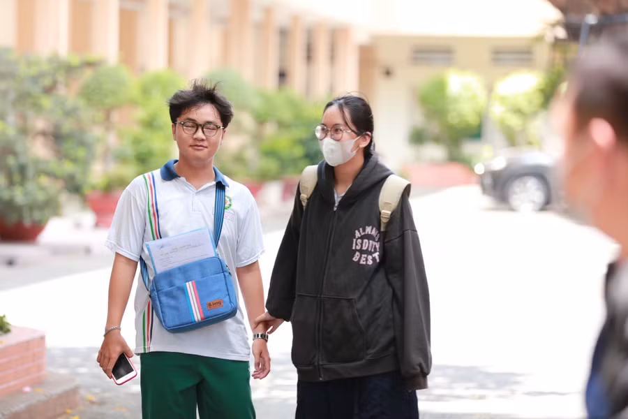 Thí sinh dự thi đánh giá năng lực của Đại học Quốc gia TPHCM năm 2024 tại TPHCM. Ảnh: VNUHCM