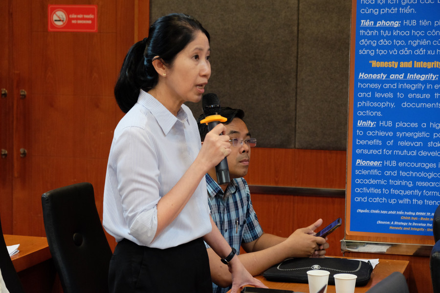 PGS.TS. Vương Thị Ngọc Lan, Phó Hiệu trưởng Trường Đại học Y Dược TPHCM góp ý dự thảo Luật Giáo dục đại học (sửa đổi). dscf0071.jpg