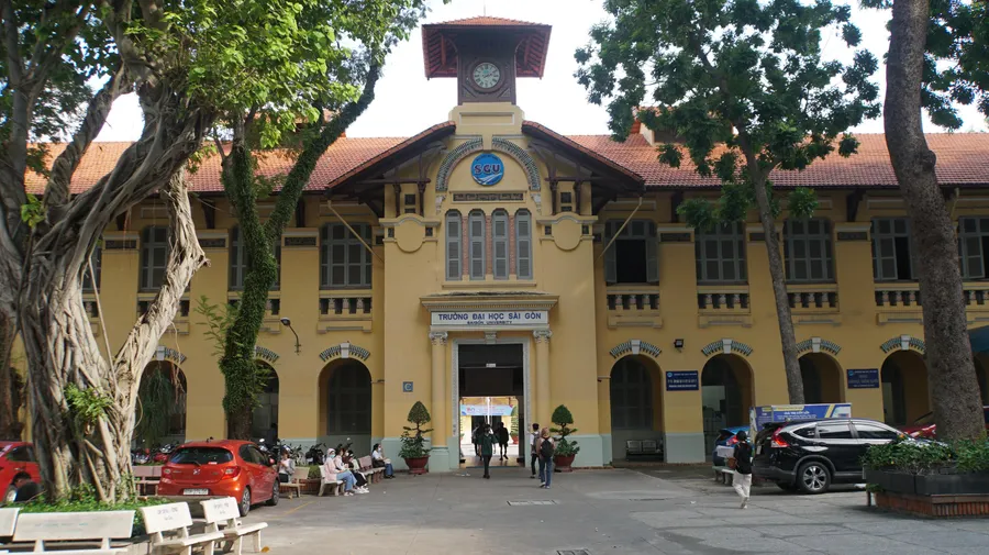 Trường Đại học Sài Gòn. (Ảnh: Mạnh Tùng)