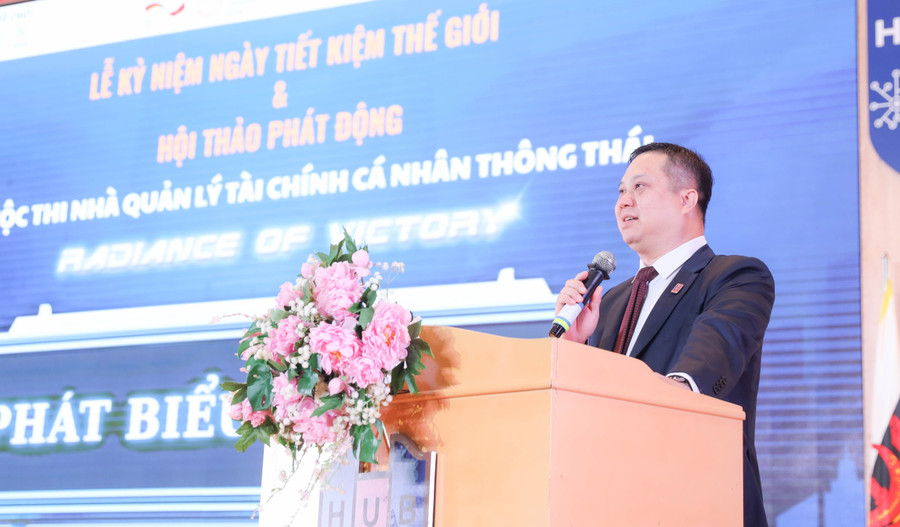PGS.TS Nguyễn Đức Trung, Hiệu trưởng Trường Đại học Ngân hàng TPHCM phát biểu khai mạc hội thảo. pgs-ts-nguyen-duc-trung.jpg