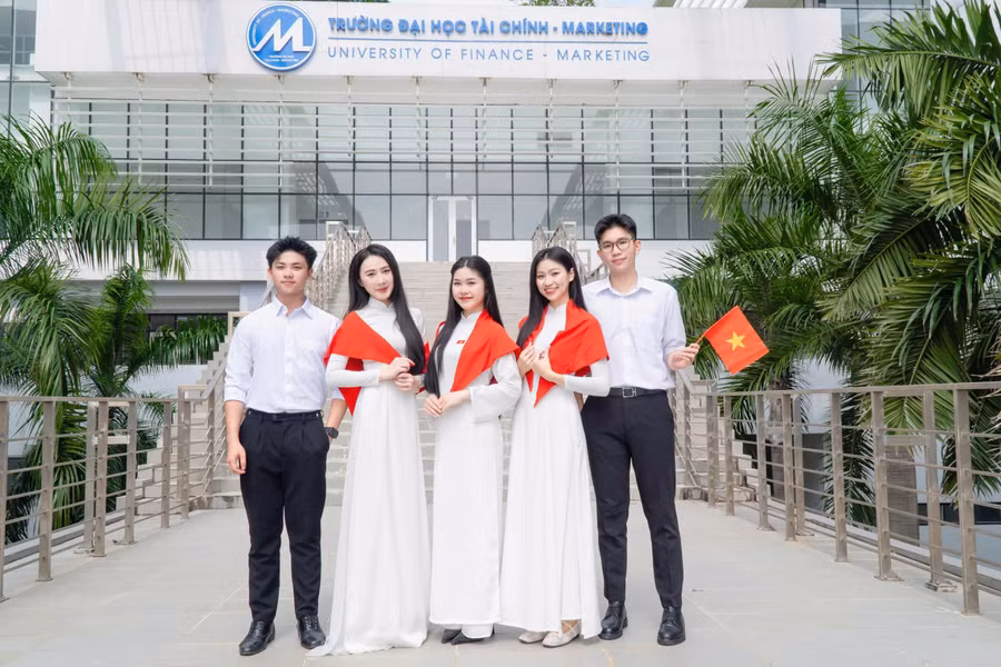 Sinh viên Trường Đại học Tài chính - Marketing. Ảnh: UFM