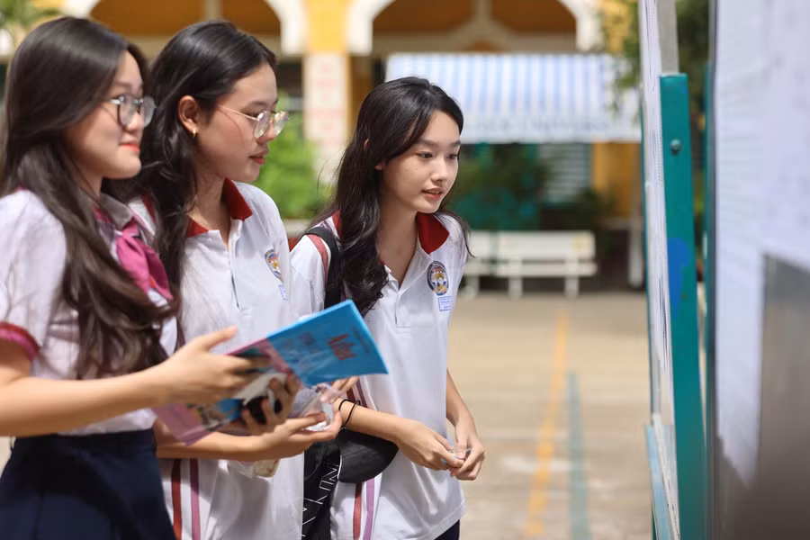 Thí sinh TPHCM dự Kỳ thi tốt nghiệp THPT. (Ảnh: Thái Khang)