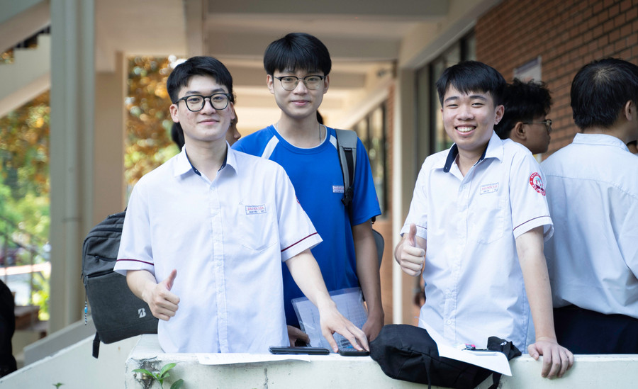 Thí sinh dự thi đánh giá năng lực do Đại học Quốc gia TPHCM tổ chức, năm 2025. Ảnh: L.T