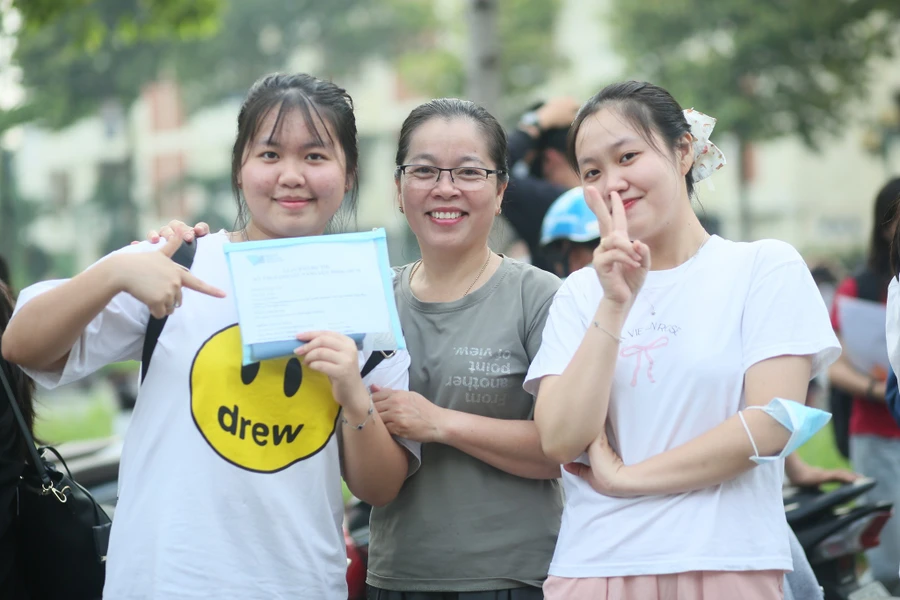 Thí sinh dự thi đánh giá năng lực do Đại học Quốc gia TPHCM tổ chức tại điểm thi Trường Đại học Bách khoa. Ảnh: HCMUT