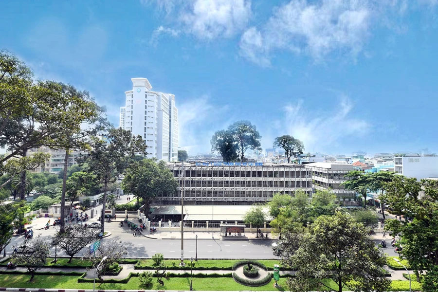 Cơ sở chính Trường Đại học Y Dược TPHCM. Ảnh: UMP