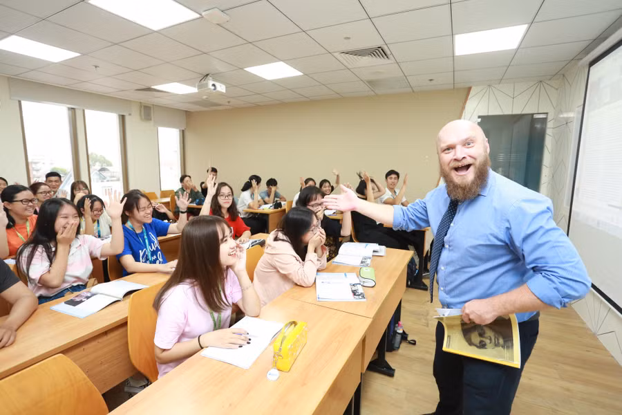 Một giờ học tại Trường Đại học Quốc tế (Đại học Quốc gia TPHCM). (Ảnh: N.Ngọc)