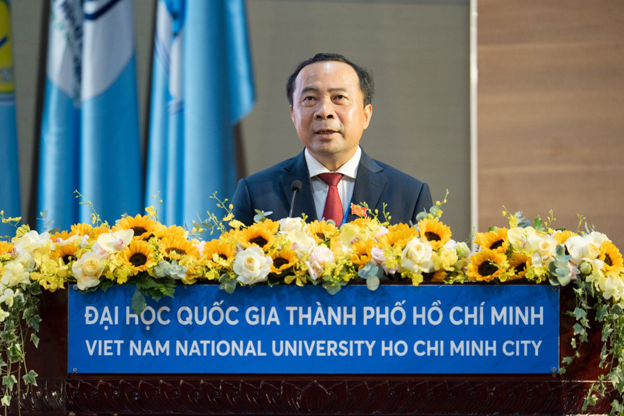 Associate Professor, Dr. Vu Hai Quan, Director of Ho Chi Minh City National University, spoke at the congress. Photo: Ho Chi Minh City National University ong-vu-hai-quan.jpg