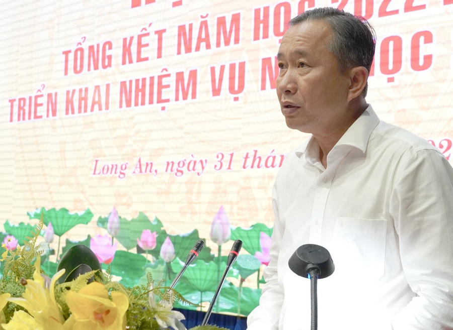 Giám đốc Sở GD&ĐT Tây Ninh Nguyễn Quang Thái. (Ảnh: Long An Online).