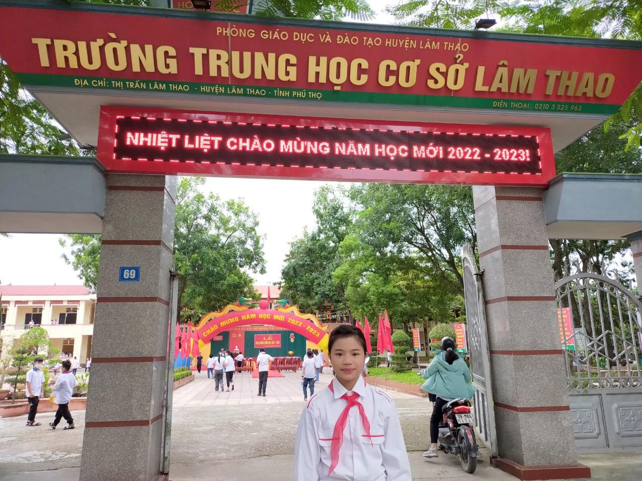 Em Cao Nhật Mai lớp 8A1 trường THCS Cao Xá, huyện Lâm Thao, Phú Thọ Em Cao Nhật Mai lớp 8A1 trường THCS Cao Xá, huyện Lâm Thao, Phú Thọ