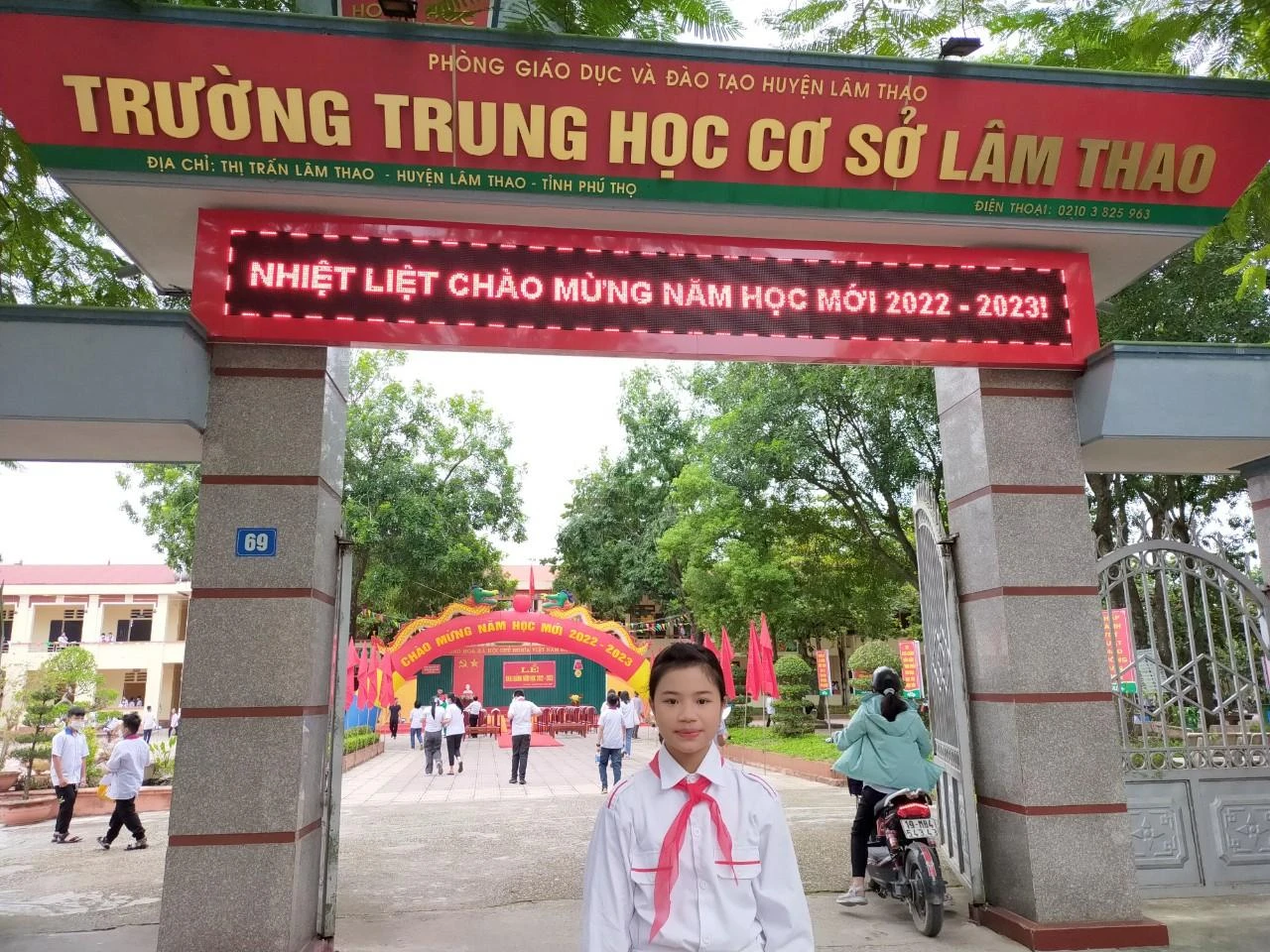 Em Cao Nhật Mai lớp 8A1 trường THCS Cao Xá, huyện Lâm Thao, Phú Thọ