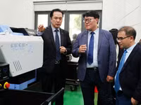 Phòng thí nghiệm sản xuất, lắp ráp máy bay tại Trường Đại học Bách khoa - Đại học Đà Nẵng được doanh nghiệp tài trợ. Ảnh: NTCC
