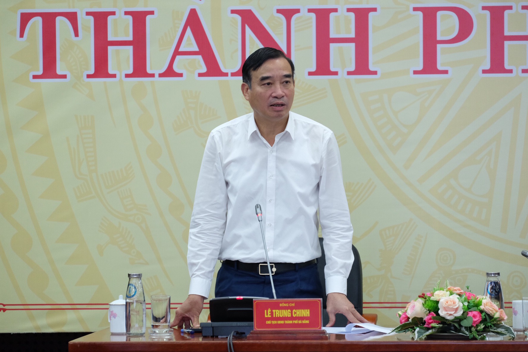 Ông Lê Trung Chinh - Chủ tịch UBND TP Đà Nẵng cho hay, Đại hội Thể thao học sinh Đông Nam Á là nhiệm vụ quan trọng của thành phố. Ông Lê Trung Chinh - Chủ tịch UBND TP Đà Nẵng cho hay, Đại hội Thể thao học sinh Đông Nam Á là nhiệm vụ quan trọng của thành phố.
