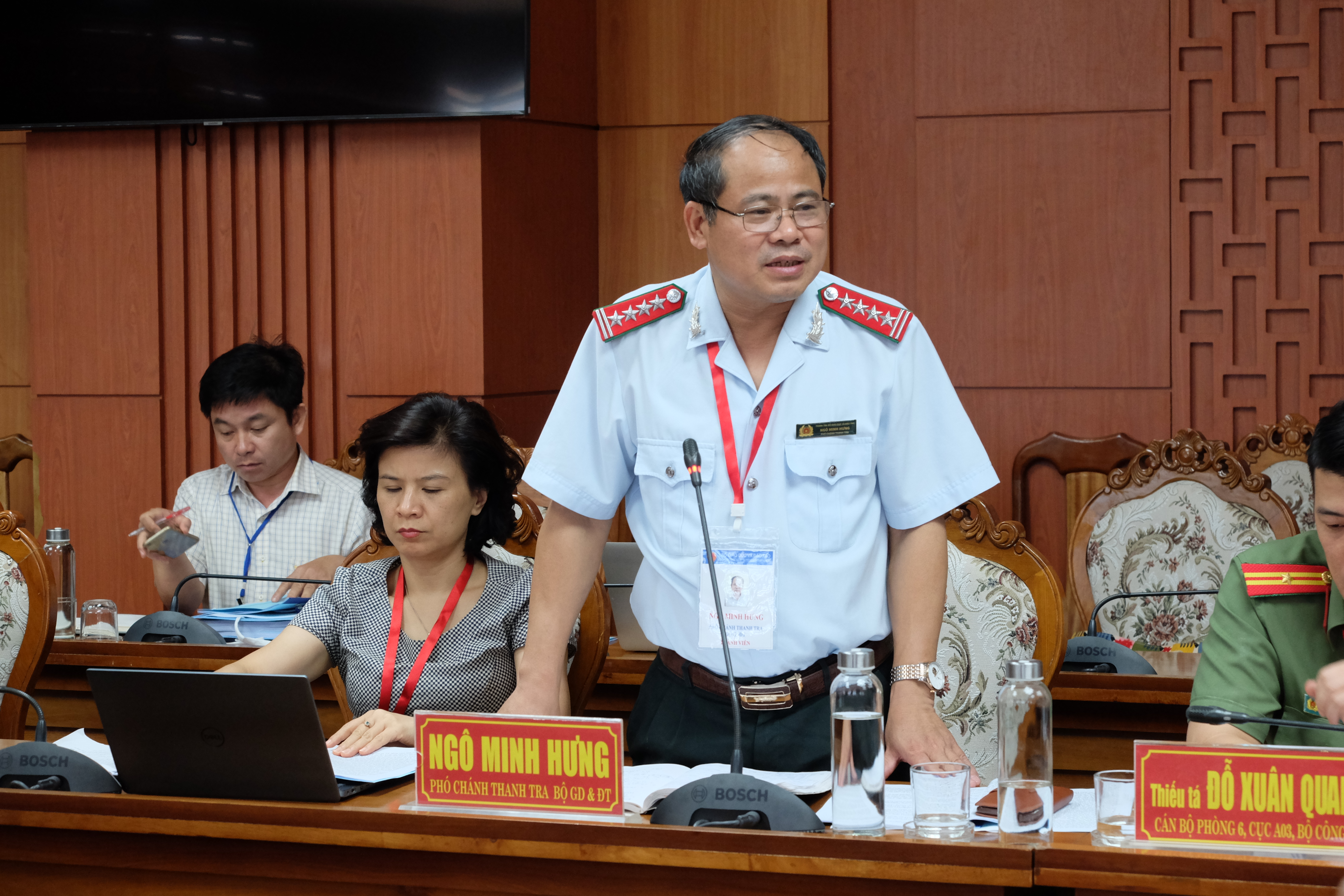 Ông Ngô Minh Hưng - Phó Chánh Thanh tra Bộ GD&ĐT. Ảnh: Hoàng Vinh. Ông Ngô Minh Hưng - Phó Chánh Thanh tra Bộ GD&ĐT. Ảnh: Hoàng Vinh.