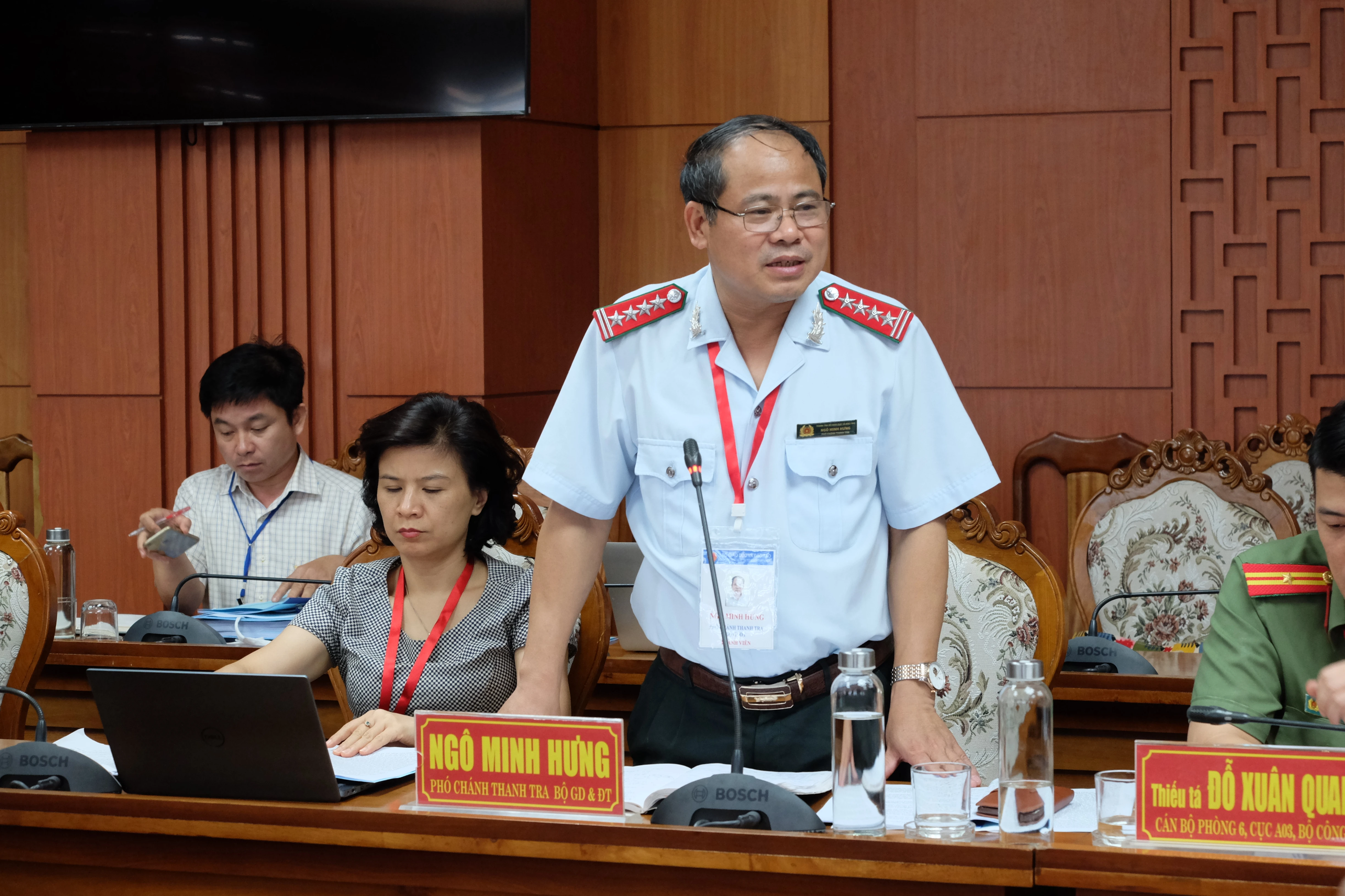 Ông Ngô Minh Hưng - Phó Chánh Thanh tra Bộ GD&ĐT. Ảnh: Hoàng Vinh.