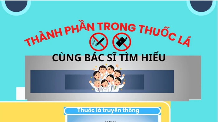 Infographic: Những thành phần trong thuốc lá theo góc độ y khoa 