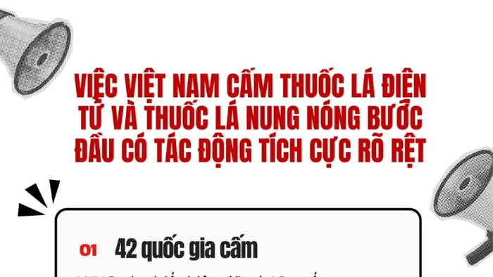 Infographic: Tác động tích cực khi Việt Nam cấm thuốc lá điện tử