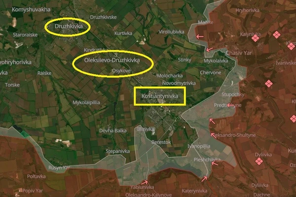 Phòng thủ nguy cơ sụp đổ, Kostiantynivka bị kẹp giữa hai gọng kìm