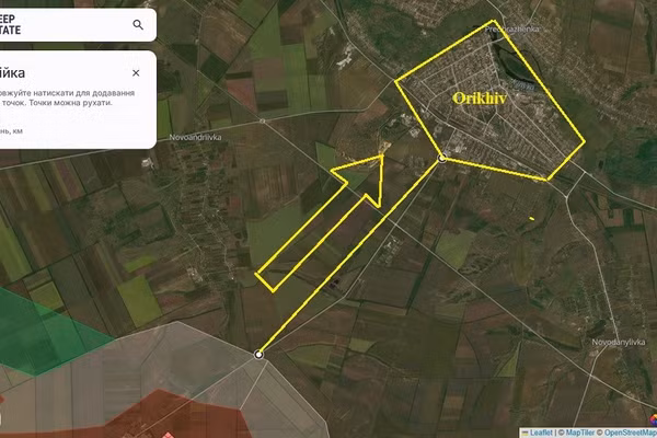 20.000 binh sĩ Ukraine thiệt mạng trên đường quân Nga tới Orikhiv