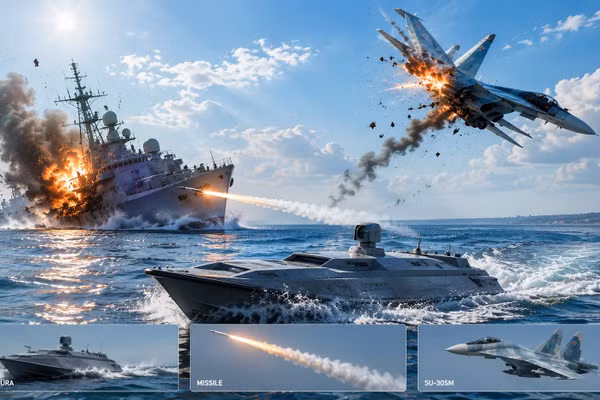 ‘Quái vật Magura’ diệt 11 tàu Nga, bắn hạ 2 chiến đấu cơ Su-30SM