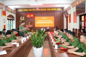 Công an tỉnh Lai Châu tổ chức biểu dương, khen thưởng lực lượng phá chuyên án 425L.