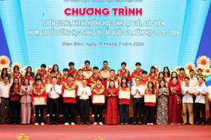 Điện Biên có 27 học sinh được vinh danh trong Kỳ thi chọn học sinh giỏi quốc gia năm học 2025–2026.