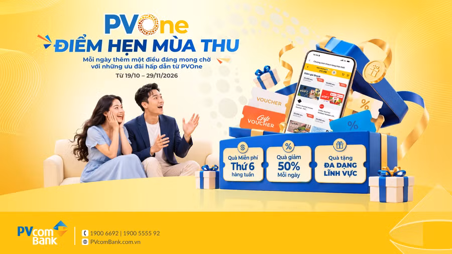 PVcomBank triển khai chương trình ưu đãi cho khách hàng trên hệ sinh thái PVOne.