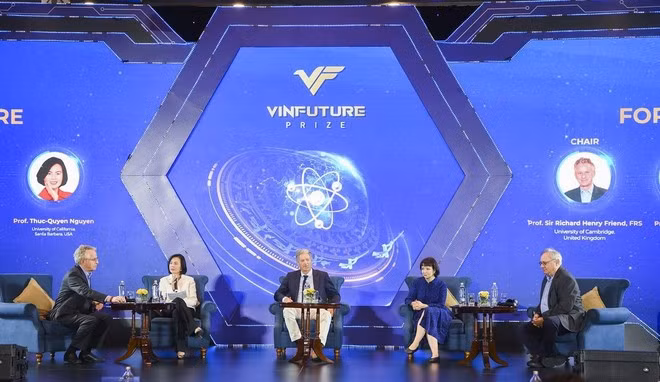 Tọa đàm Khoa học vì Cuộc sống do Quỹ VinFuture tổ chức hàng năm thảo luận về những chủ đề quan trọng trong xu hướng phát triển công nghệ thế giới. (Ảnh: VFP)