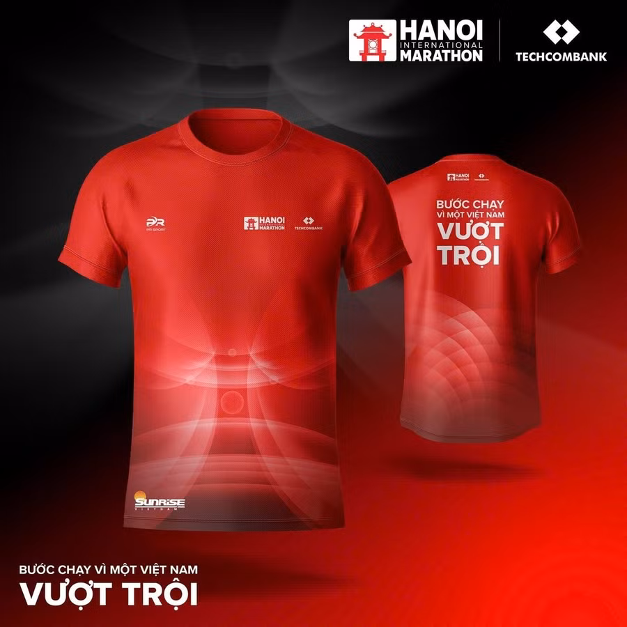 Trang phục chính thức mùa 4, đồng hành cùng vận động viên chinh phục đường chạy vượt trội. Ảnh: Techcombank.