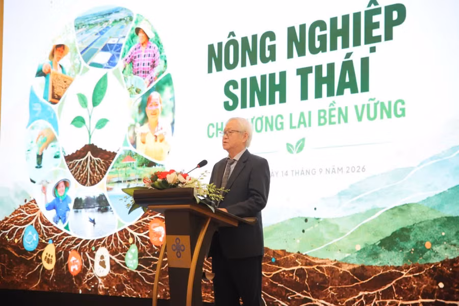 Ông Tạ Việt Anh, Chủ tịch Hội đồng quản lý Quỹ Hỗ trợ chương trình, dự án an sinh xã hội Việt Nam (AFV) phát biểu khai mạc.
