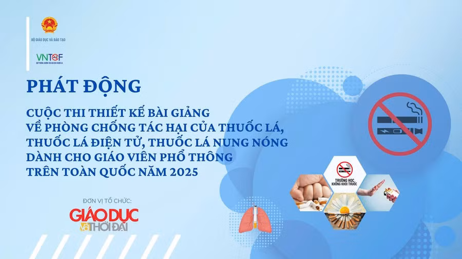Phát động cuộc thi thiết kế bài giảng về phòng, chống tác hại của thuốc lá 2025