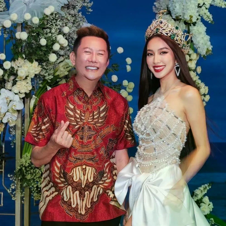 Sau thông tin Hoa hậu Thùy Tiên bị khởi tố, nhiều người phát hiện ông Nawat - Chủ tịch Miss Grand International đã bỏ theo dõi người đẹp. thuy-tien-2.png