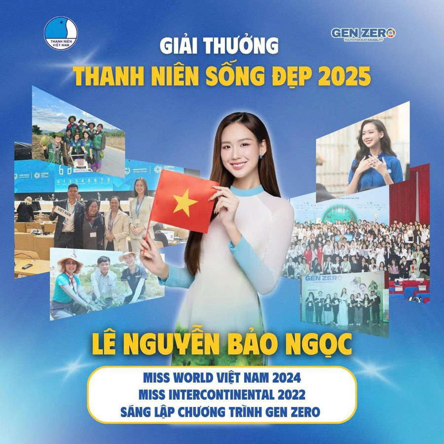 Hoa hậu Bảo Ngọc nhận danh hiệu 'Thanh niên sống đẹp'. bao-ngoc.jpg