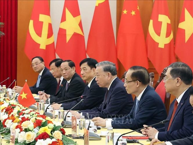 Tổng Bí thư Tô Lâm tại buổi hội kiến. Ảnh: Thống Nhất/TTXVN. 592fc1a3-76ed-421b-90cb-1a6e49cd9408.jpg
