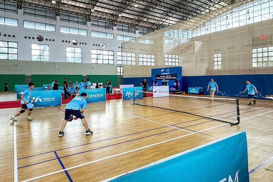Giải thể thao “Edu-Pickleball” quy tụ sự tham gia tranh tài của hơn 600 vận động viên với nhiều giải thưởng có giá trị hấp dẫn. pickleball-1.jpg