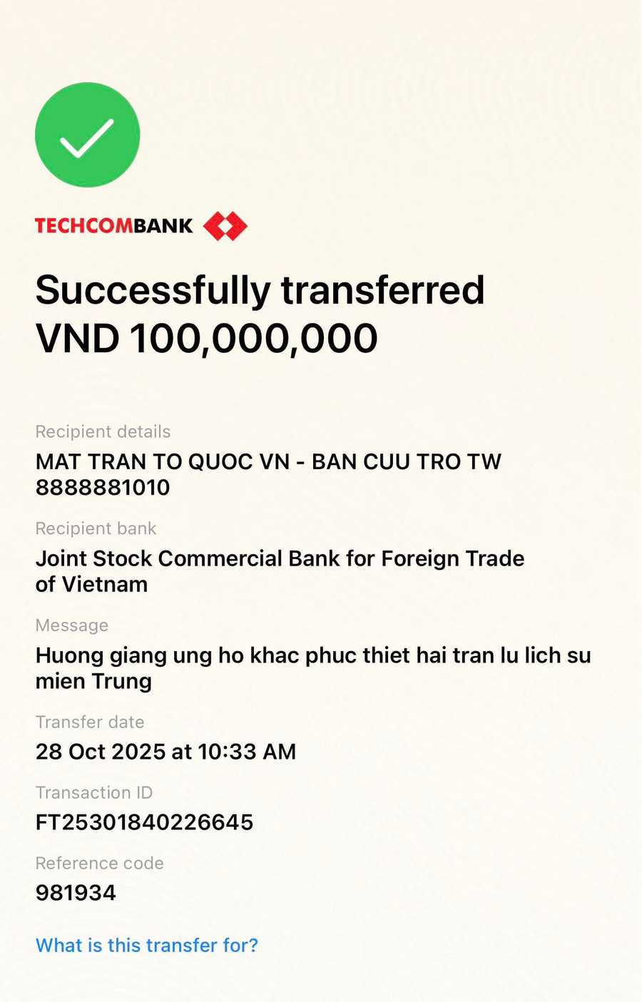 Hoa hậu Hương Giang ủng hộ khắc phục thiệt hại sau trận lũ lịch sử tại miền Trung. huong-giang-1.jpg