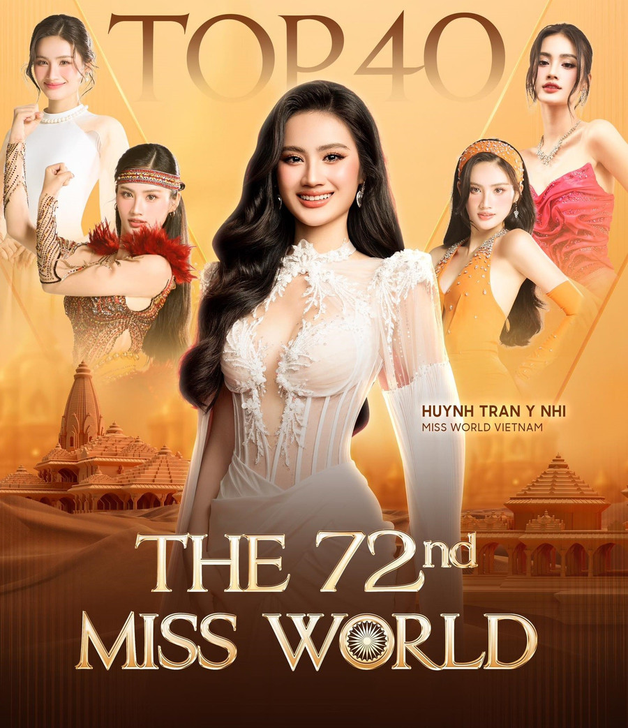 Ý Nhi dừng chân ở vị trí top 40 Miss World 2025. y-nhi-13.jpg