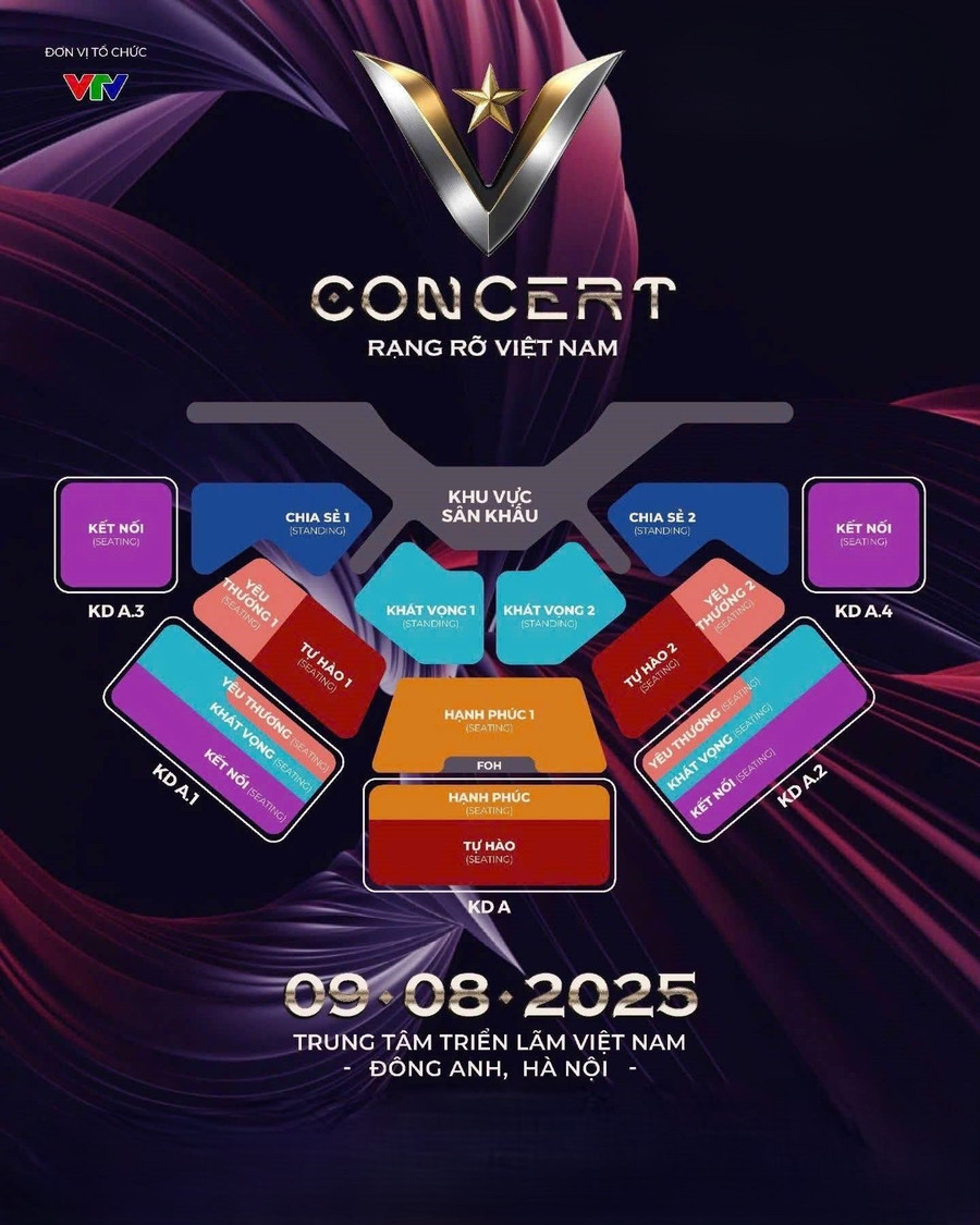 Bản đồ khu vực sân khấu của "V Concert – Rạng rỡ Việt Nam". nhac-4.jpg