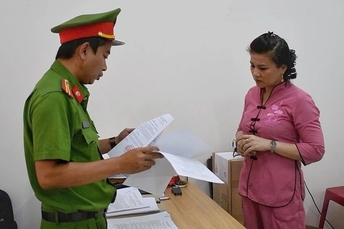 Bảo mẫu Nguyễn Thị Quyên tại cơ quan điều tra. bao-mau-01.jpg