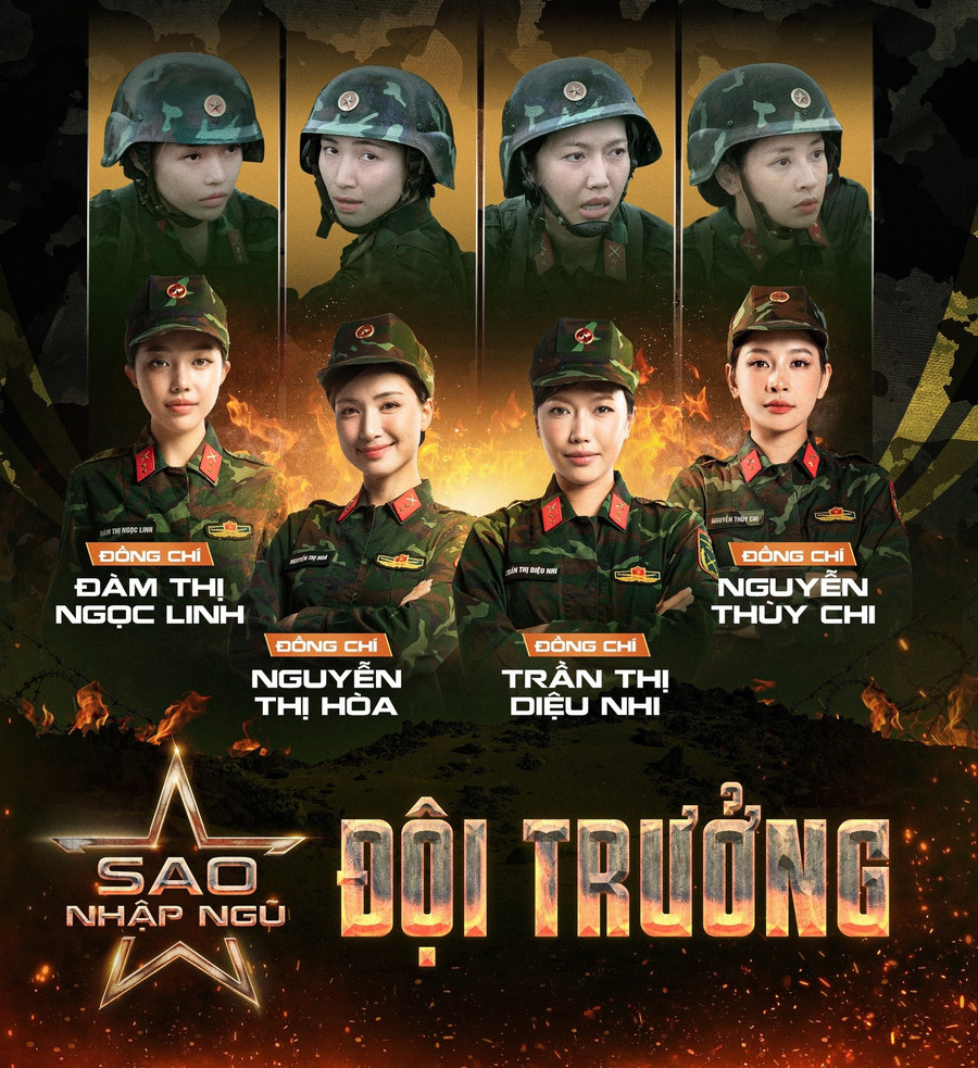 Chi Pu, Hòa Minzy, Diệu Nhi trở thành đội trưởng khi tham gia chương trình Sao nhập ngũ. chipu-1.jpg
