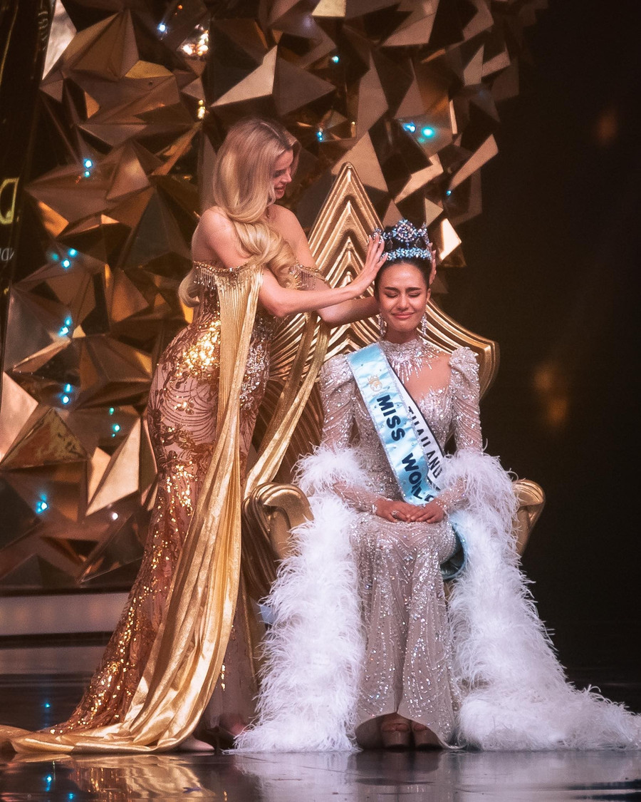 Chung kết Miss World 2025 đã khép lại với chiến thắng thuộc về người đẹp tới từ Thái Lan - Opal Suchata Chuangsri. miss-world-7.jpg
