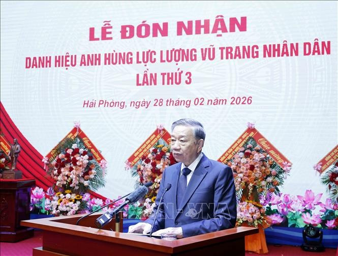 Tổng Bí thư Tô Lâm phát biểu. Ảnh: Thống Nhất/TTXVN